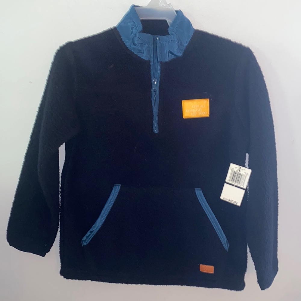 NWTs Boys 7 For All Mankind Sherpa fleece sweatshirt